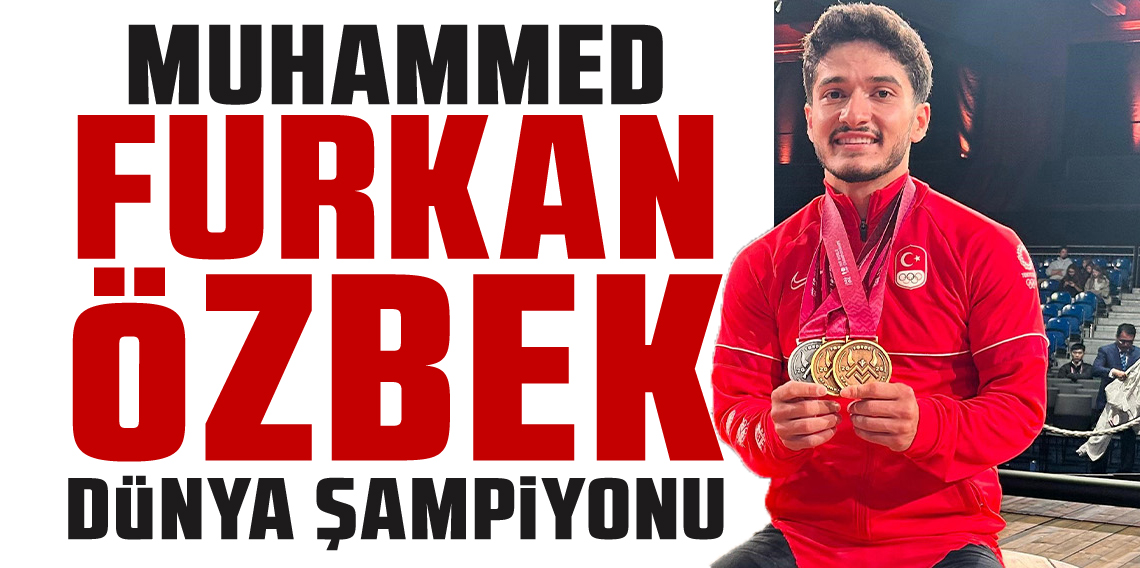 MİLLİ HALTERCİMİZ YOZGATLI MUHAMMED FURKAN ÖZBEK NORVEÇTE TARİH YAZDI