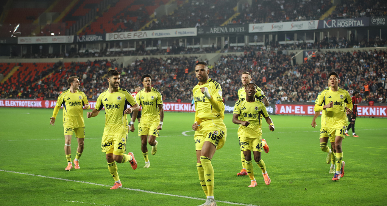 FENERBAHÇE, GAZİANTEP FK’YI ÜST ÜSTE 10. KEZ MAĞLUP ETTİ