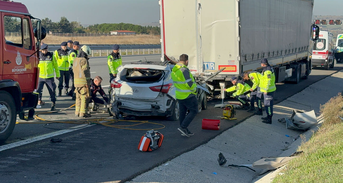 SİLİVRİ KUZEY MARMARA OTOYOLU’NDA FECİ KAZA: 1 ÖLÜ