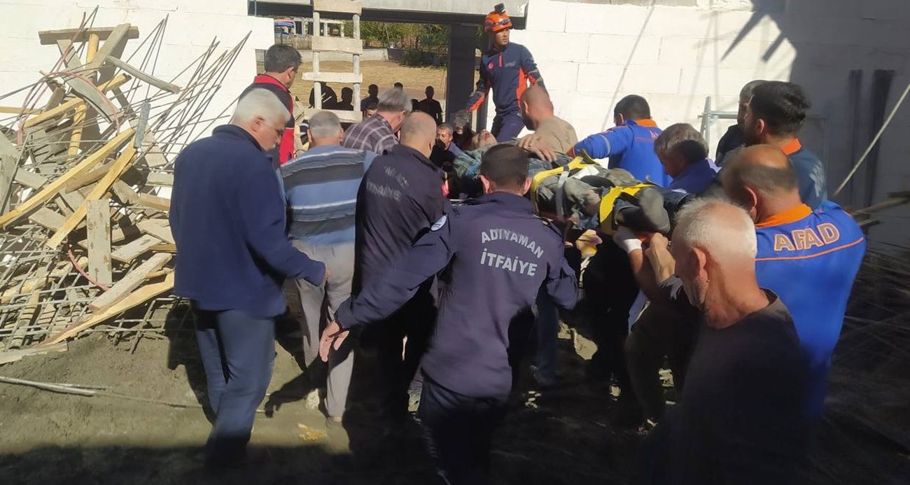 ADIYAMAN’DA CAMİ KUBBESİ ÇÖKTÜ: 5 YARALI