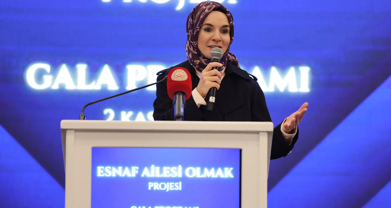 BAKAN GÖKTAŞ "ESNAF AİLESİ OLMAK" PROJESİNİN GALASINA KATILDI