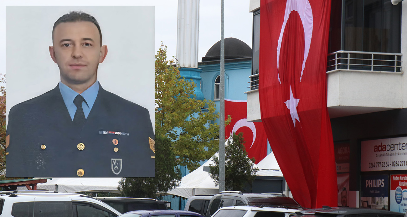 SAKARYALI ŞEHİDİN MAHALLESİ TÜRK BAYRAKLARIYLA DONATILDI 