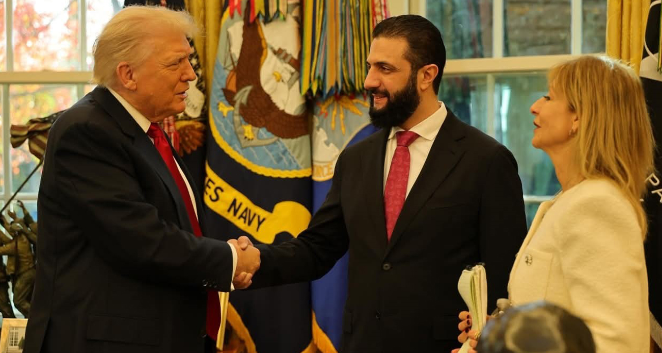 TRUMP İLE SURİYE DEVLET BAŞKANI EŞ-ŞARA ARASINDA ESPRİLİ SOHBET