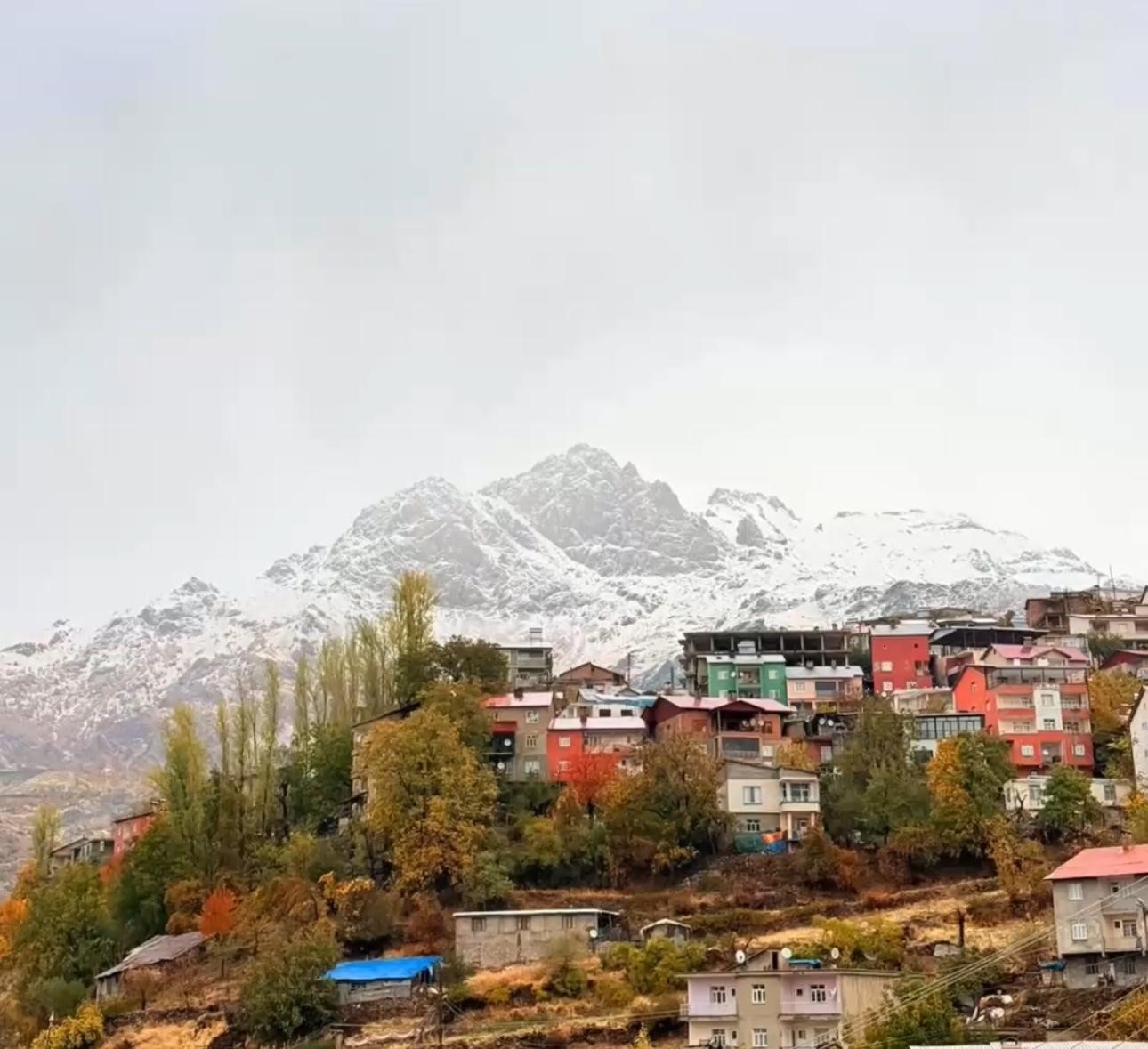 ŞIRNAK’TA KAR YAĞIŞI: BEYTÜŞŞEBAP BEYAZA BÜRÜNDÜ