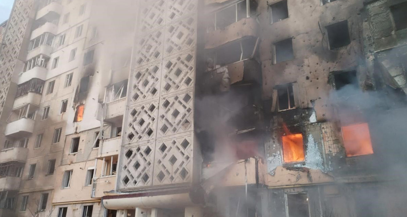 RUSYA'DAN UKRAYNA'YA 470 İHA VE 48 FÜZELİ SALDIRI: 10 ÖLÜ