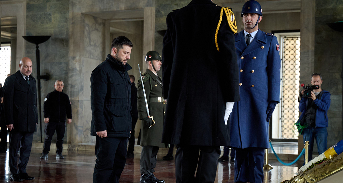 UKRAYNA DEVLET BAŞKANI ZELENSKİY ANITKABİR’DE 