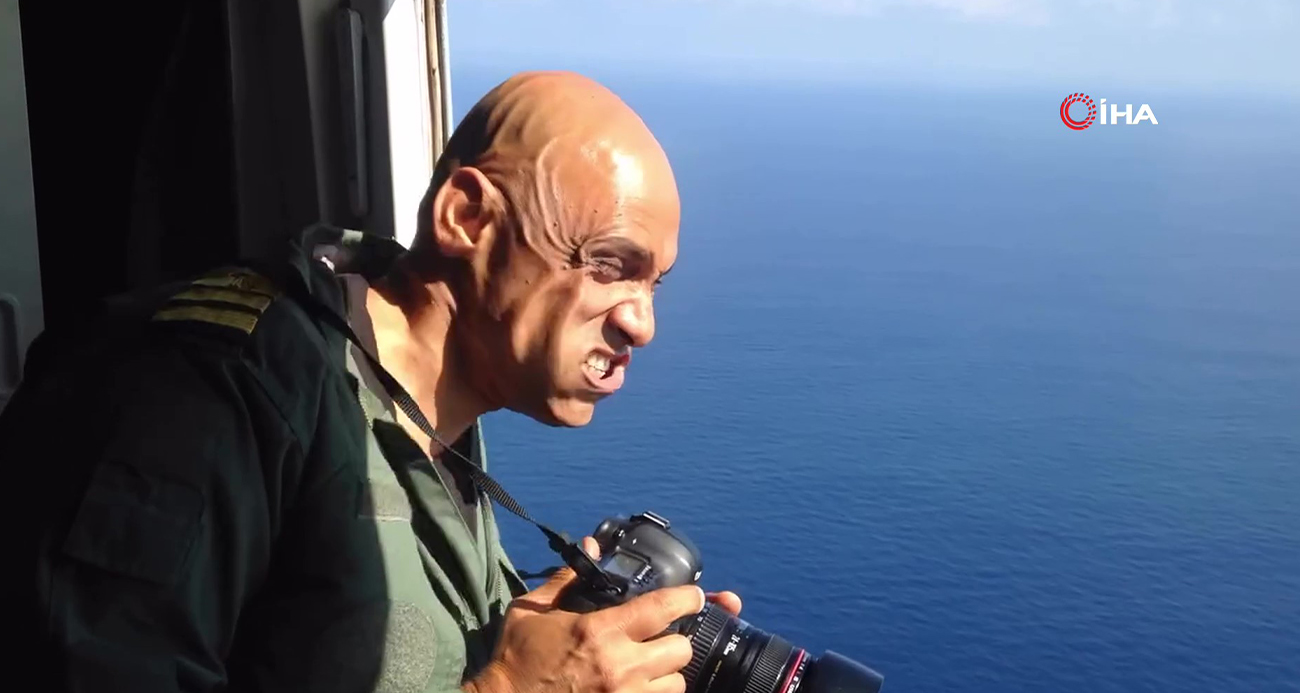 HİNT YÜZBAŞI 20 BİN FİTTE FOTOĞRAF ÇEKERKEN 740 KİLOMETRE HIZA ULAŞAN RÜZGARA MEYDAN OKUDU 