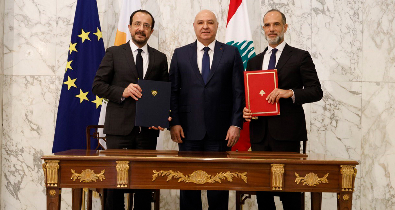 GKRY İLE LÜBNAN ARASINDA DENİZ SINIRLARINA İLİŞKİN YAKLAŞIK 20 YILLIK ANLAŞMAZLIK SONLANDI 