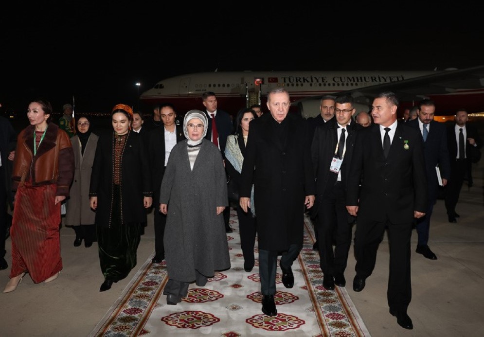 CUMHURBAŞKANI ERDOĞAN TÜRKMENİSTAN'DA 