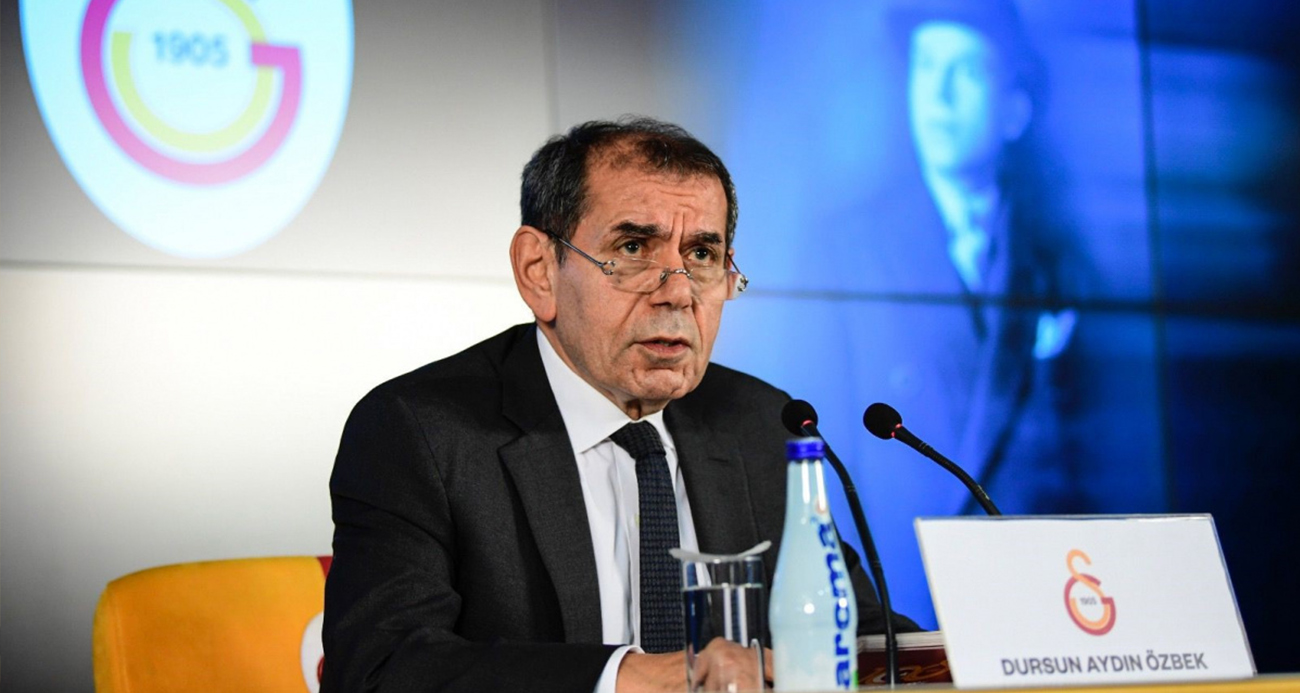 GALATASARAY BAŞKANI DURSUN ÖZBEK KONUŞUYOR 