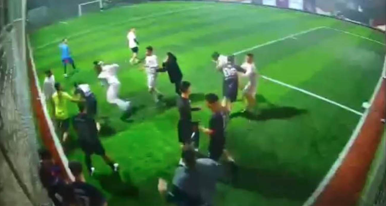 HALI SAHADA TEKME-TOKAT KAVGA KAMERAYA YANSIDI 