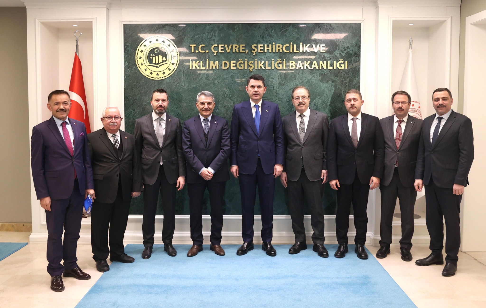 CUMHUR İTTİFAKI YOZGAT HEYETİNDEN BAKAN MURAT KURUMA ‘TALEPLER ‘ ZİYARETİ