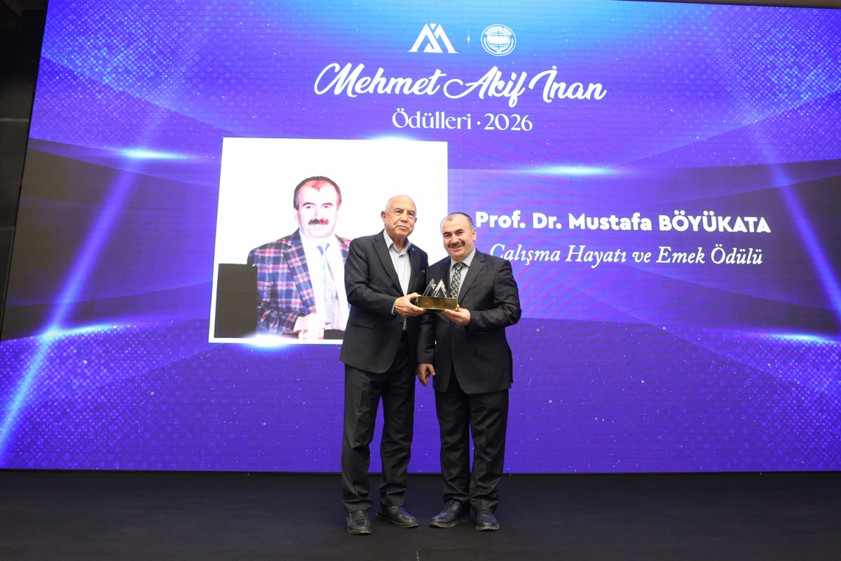 HEMŞEHRİMİZ PROF. BÖYÜKATA’YA ÇALIŞMA HAYATI VE EMEK ÖDÜLÜ