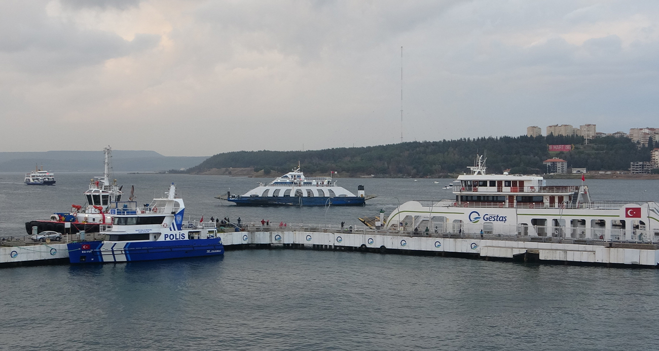 BOZCAADA VE GÖKÇEADA’YA YARINKİ TÜM FERİBOT SEFERLERİ İPTAL EDİLDİ