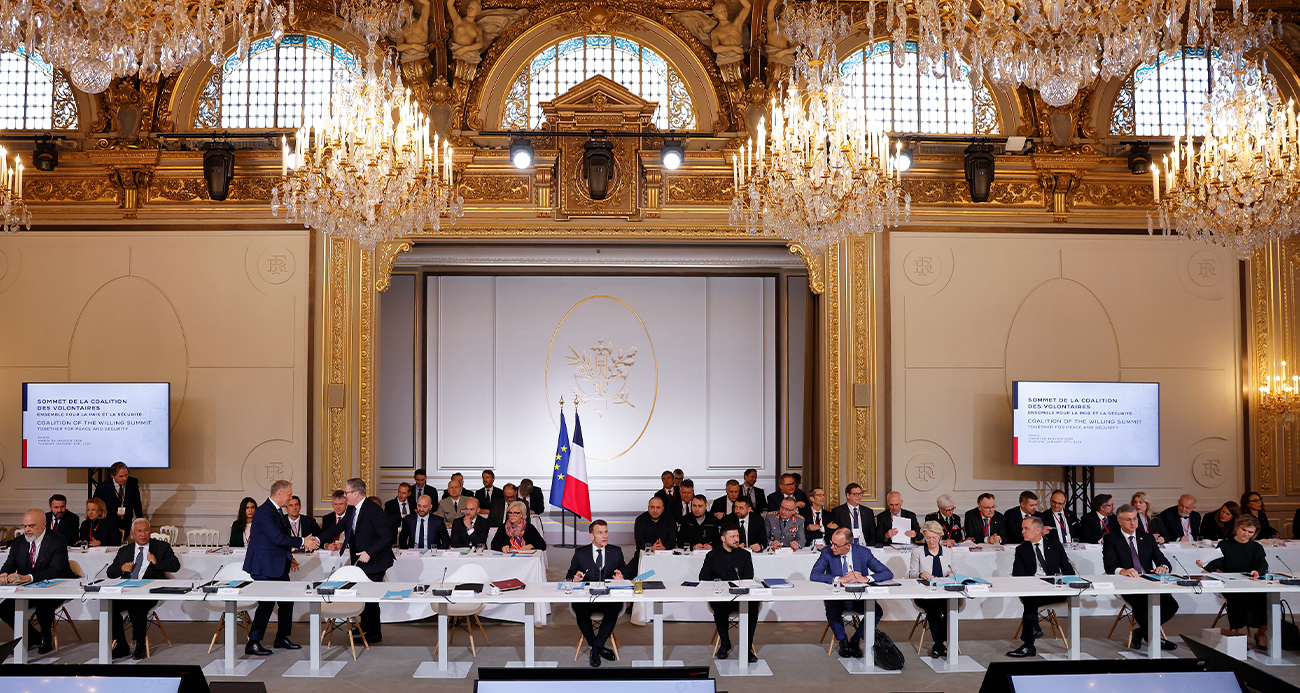 FRANSA'DAKİ GÖNÜLLÜLER KOALİSYONU LİDERLER ZİRVESİ BAŞLADI
