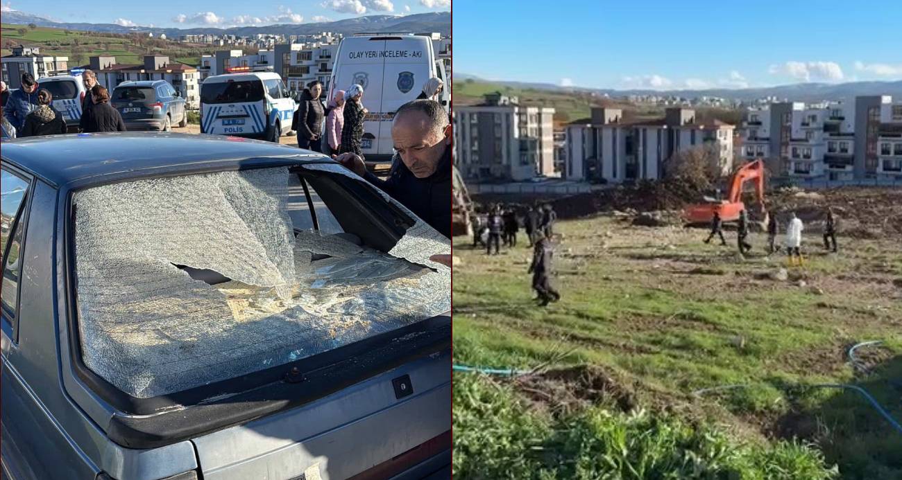 BURSA’DA İNŞAAT SAHASINDA PATLAMA KONTROLDEN ÇIKTI... ARAÇLAR, BİNALAR HASAR ALDI 