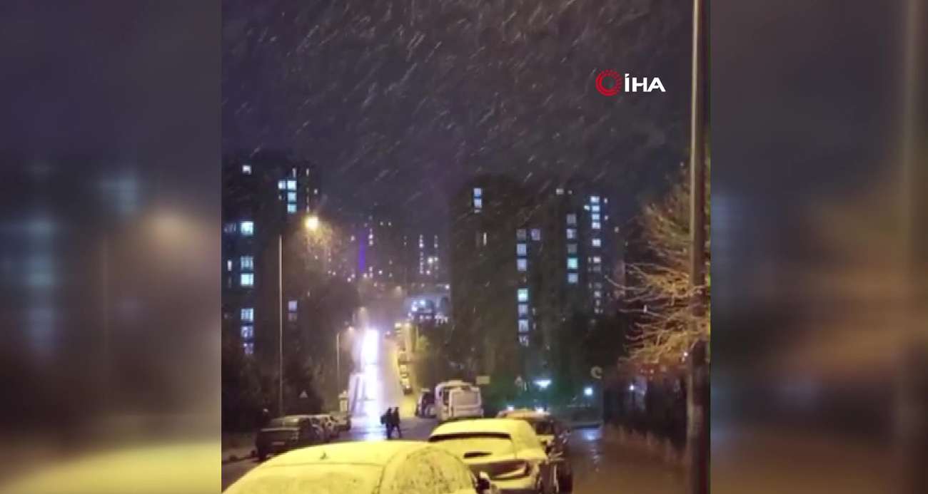 ÇATALCA VE BAŞAKŞEHİR’DE KAR YAĞIŞI TEKRAR BAŞLADI