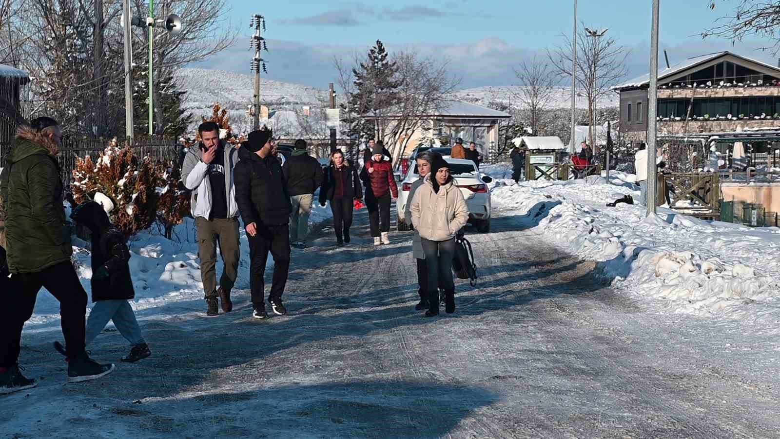 YOZGAT’TA KAR SONRASI VATANDAŞLAR TÜRKİYE’NİN İLK MİLLİ PARKINA AKIN ETTİ 