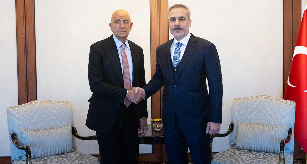 BAKAN FİDAN, ABD SURİYE TEMSİLCİSİ BARRACK’I KABUL ETTİ 