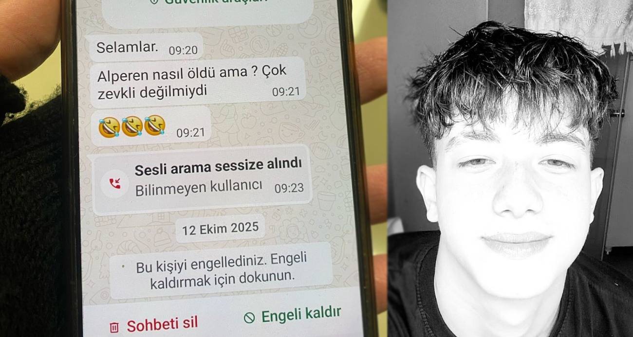 13 YAŞINDAKİ ÇOCUĞUN YUMRUĞUYLA ÖLEN ALPEREN’İN AİLESİNE TEHDİT MESAJLARI 