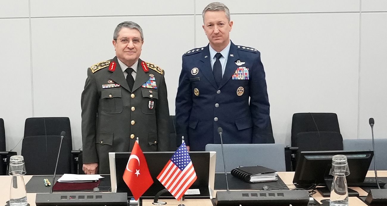 GENELKURMAY BAŞKANI BAYRAKTAROĞLU, ABD GENELKURMAY BAŞKANI CAİNE İLE BİR ARAYA GELDİ