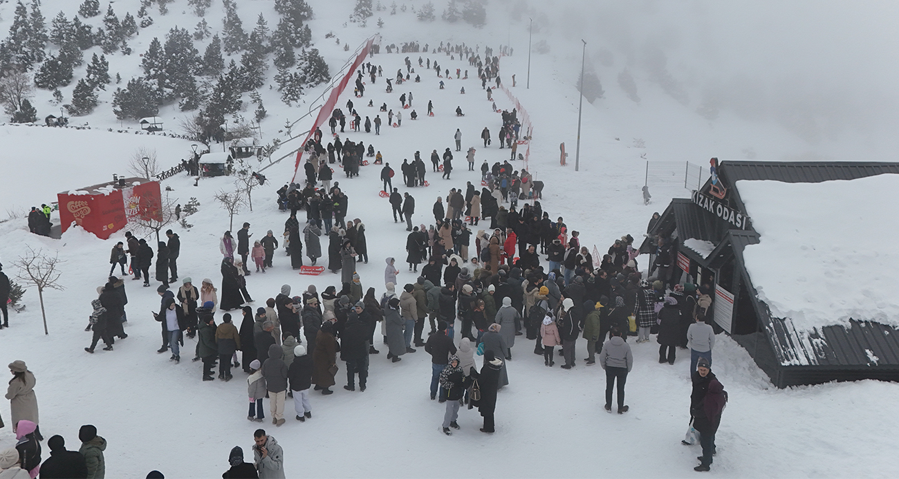 ERGAN KAYAK MERKEZİ SÖMESTİRDE DOLDU TAŞTI 