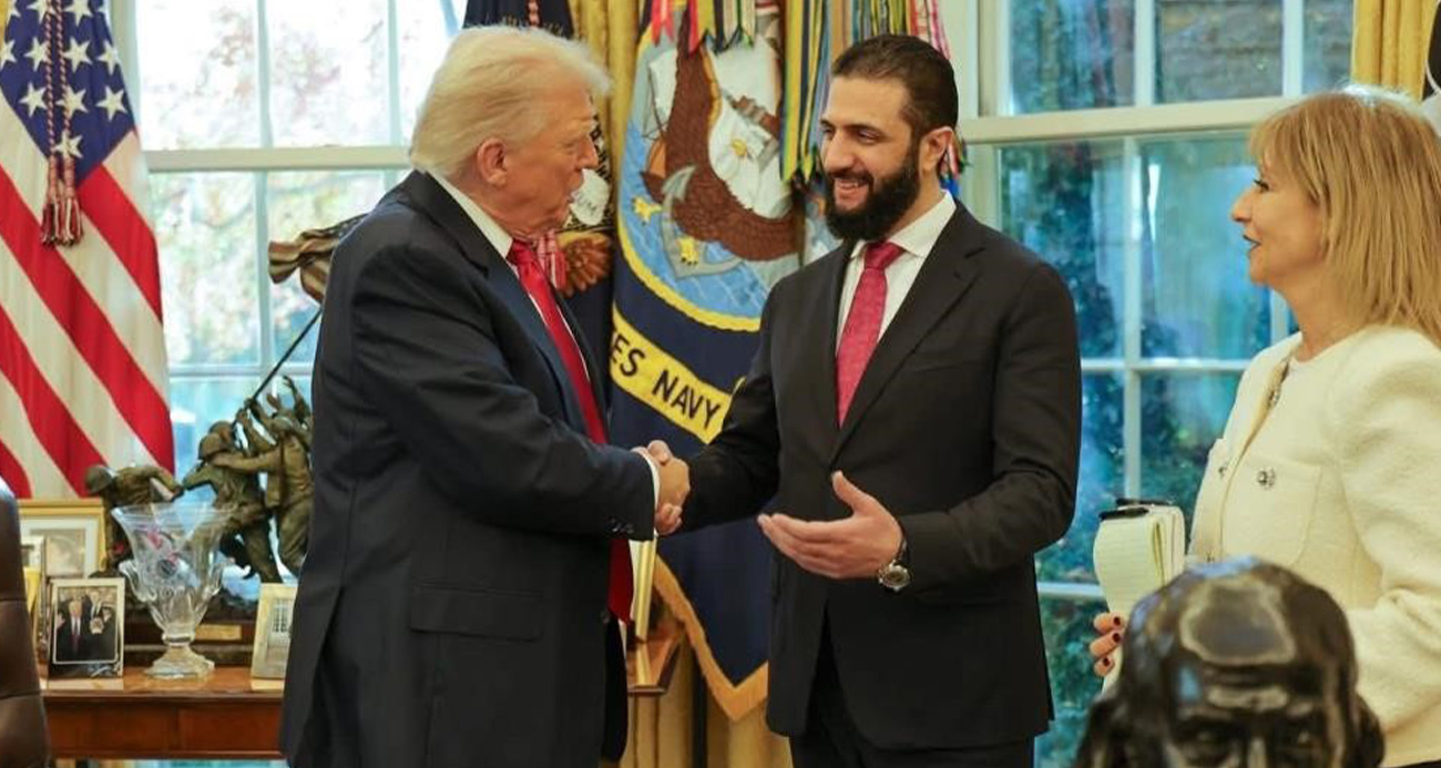 SURİYE DEVLET BAŞKANI AHMED EŞ-ŞARA, TRUMP İLE GÖRÜŞTÜ