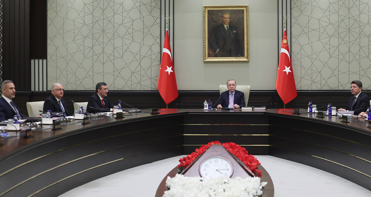 YILIN İLK MİLLİ GÜVENLİK KURULU, CUMHURBAŞKANI ERDOĞAN’IN BAŞKANLIĞINDA TOPLANDI