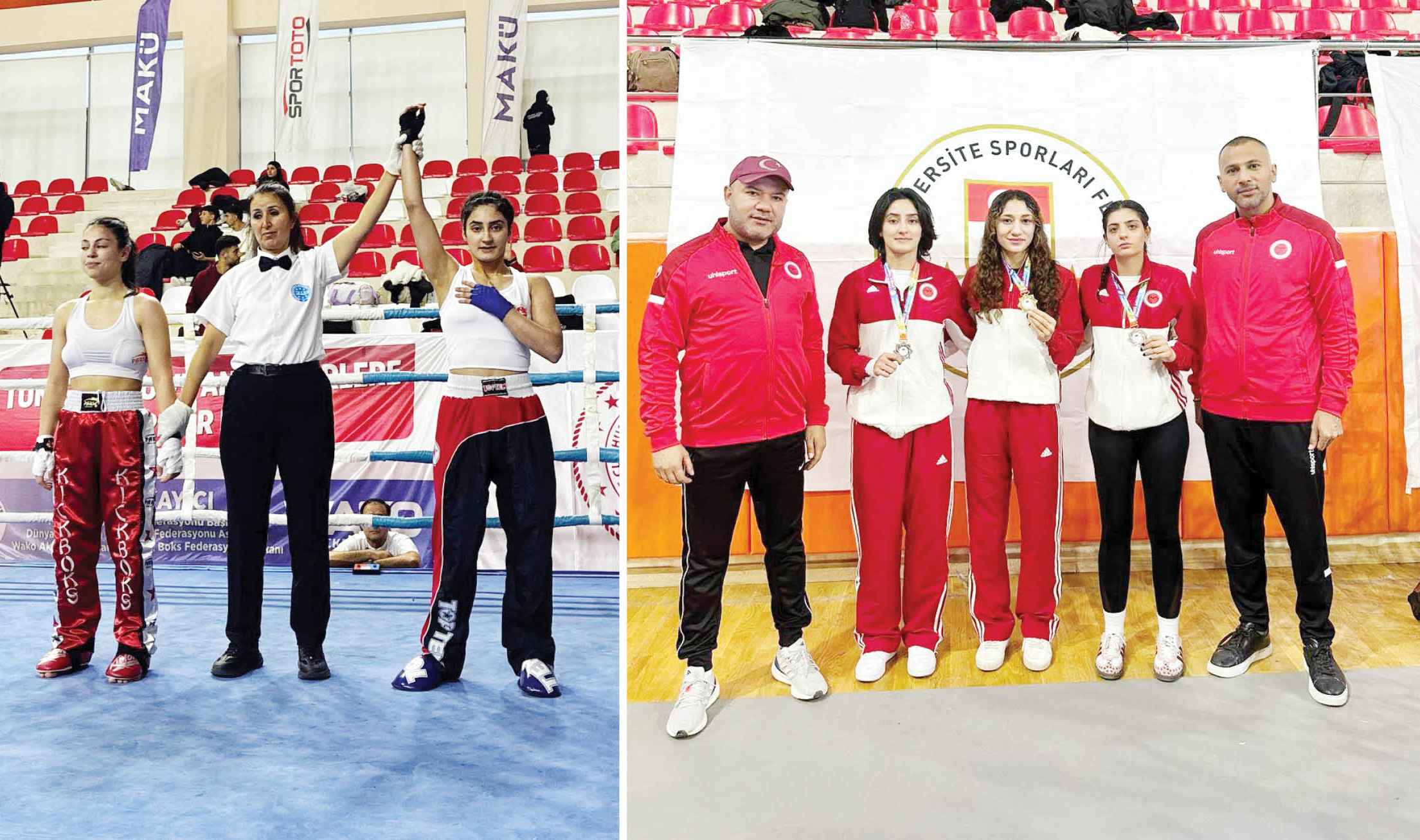 ÜNİVERSİTELİ SPORCULARIMIZ TÜRKİYE ŞAMPİYONASINDA BAŞARILARA DOYMUYOR