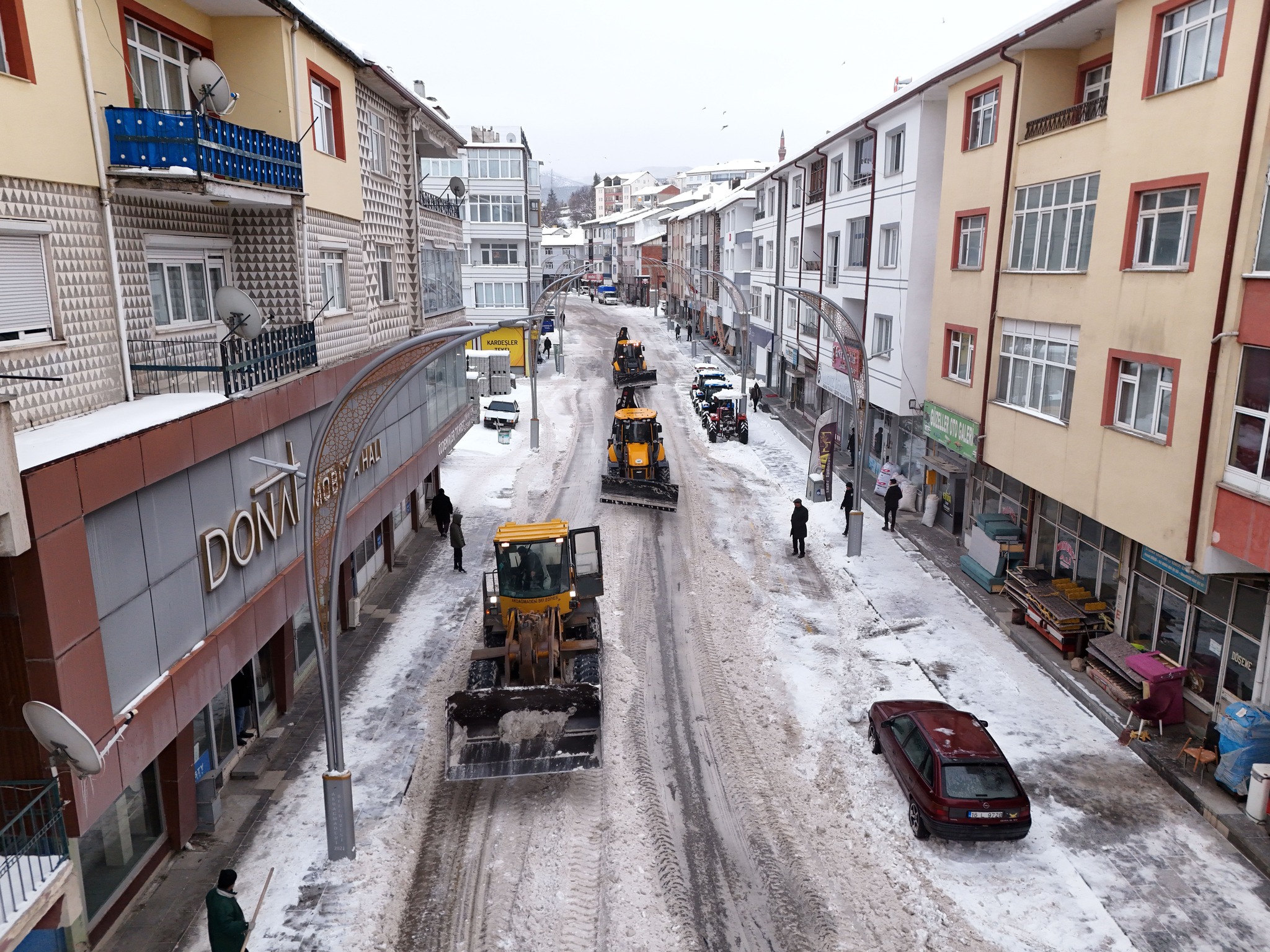 AKDAĞMADENİNDE YOĞUN KAR YAĞIŞI ÖNCESİ TÜM ÖNLEMLER ALINDI