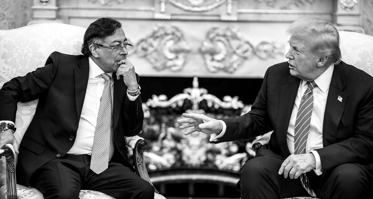 ABD BAŞKANI TRUMP, KOLOMBİYA DEVLET BAŞKANI PETRO İLE BİR ARAYA GELDİ 