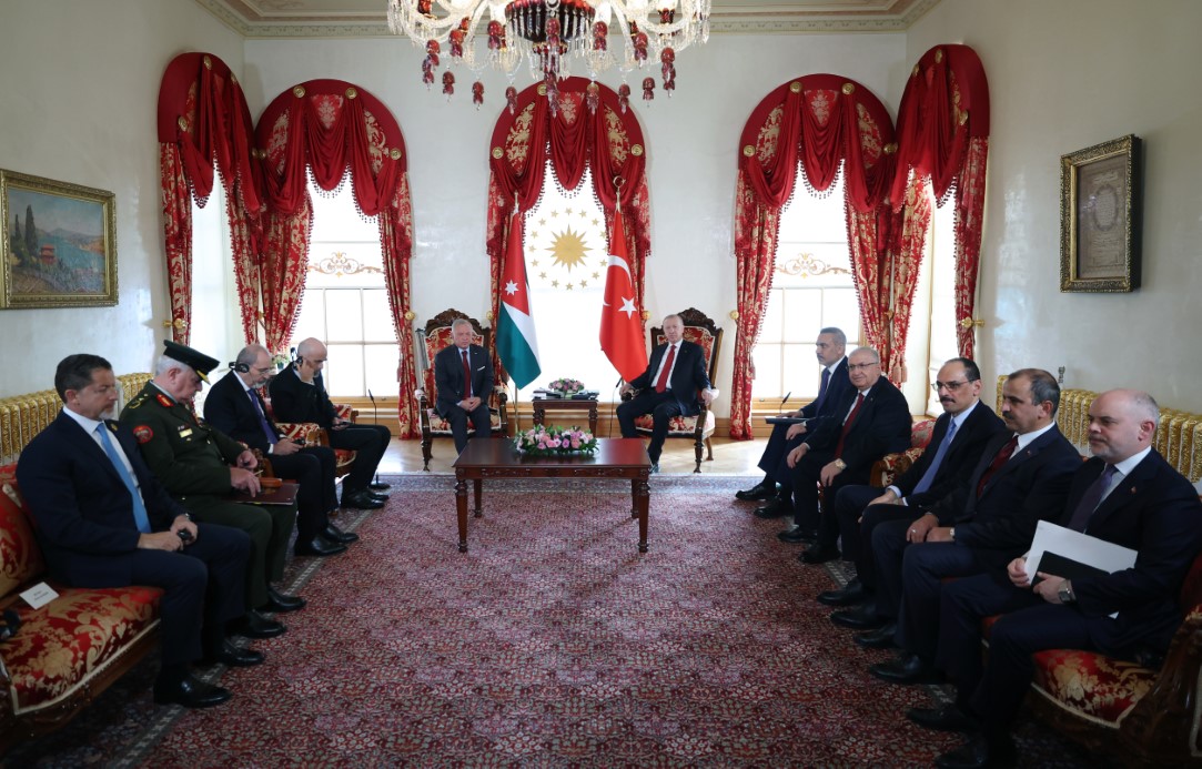 CUMHURBAŞKANI ERDOĞAN, ÜRDÜN KRALI 2. ABDULLAH İLE BİR ARAYA GELDİ 