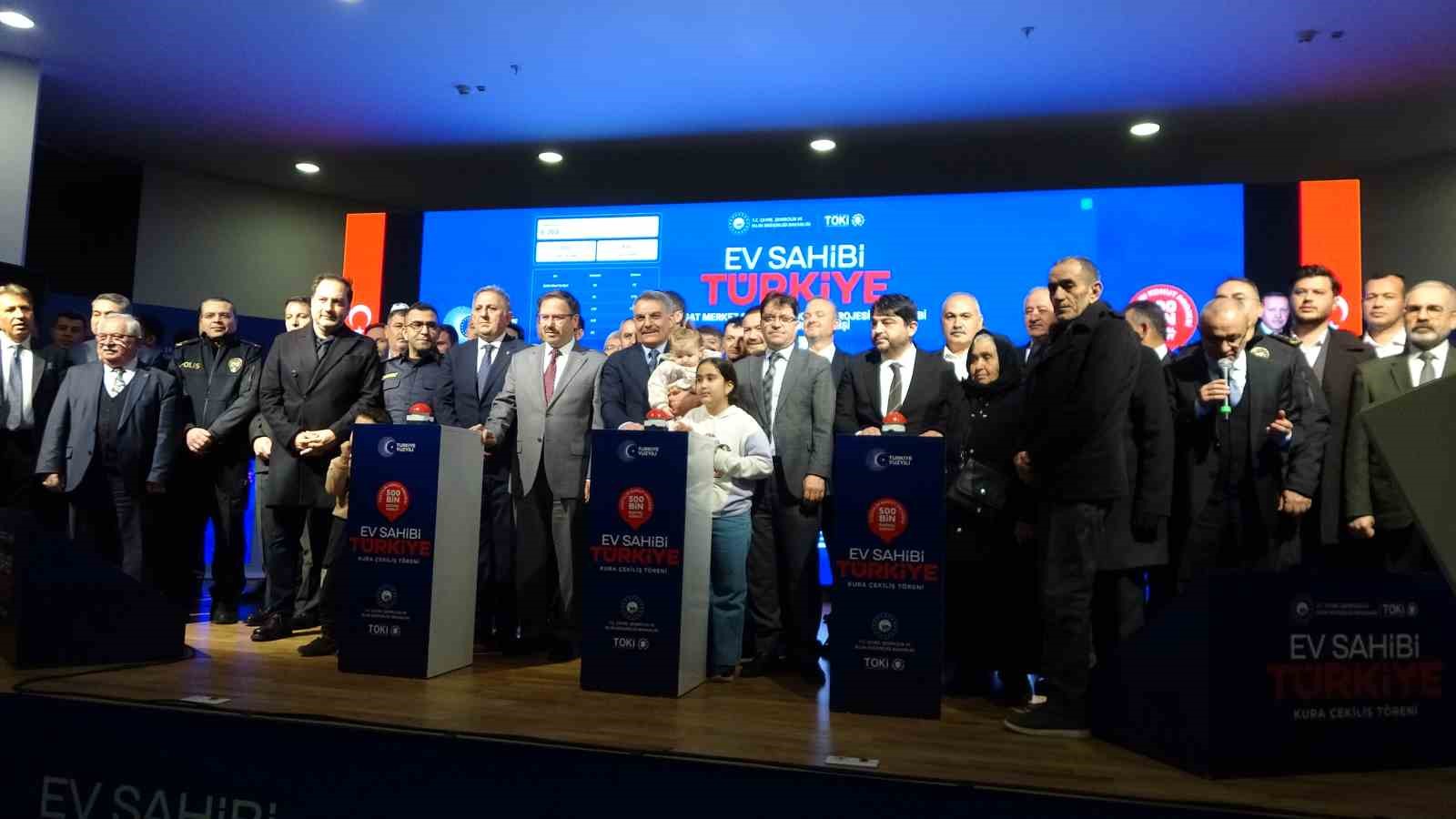 YOZGAT’TA 2 BİN 858 HAK SAHİBİ KURA İLE BELİRLENDİ 