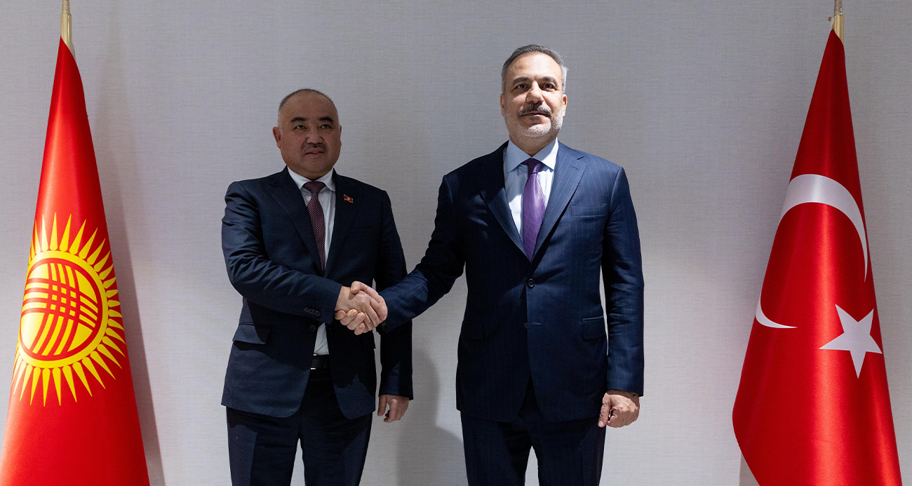 BAKAN FİDAN, KIRGIZİSTAN YÜKSEK MECLİSİ BAŞKANI UULU İLE GÖRÜŞTÜ 