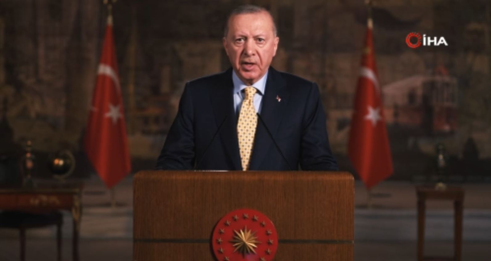 CUMHURBAŞKANI ERDOĞAN: &QUOT;DEV PROJELERİMİZLE KÜRESEL TİCARET HATLARINI TAHKİM ETTİK&QUOT; 