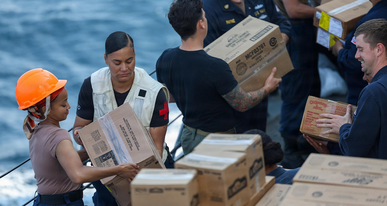 CENTCOM'DAN ABD GEMİLERİNE İKMAL PAYLAŞIMI