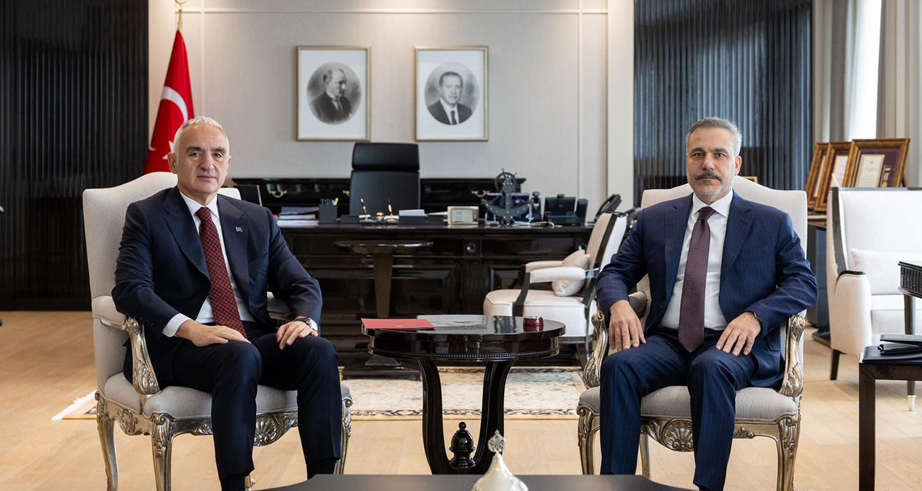 BAKAN FİDAN, BAKAN ERSOY İLE BİR ARAYA GELDİ