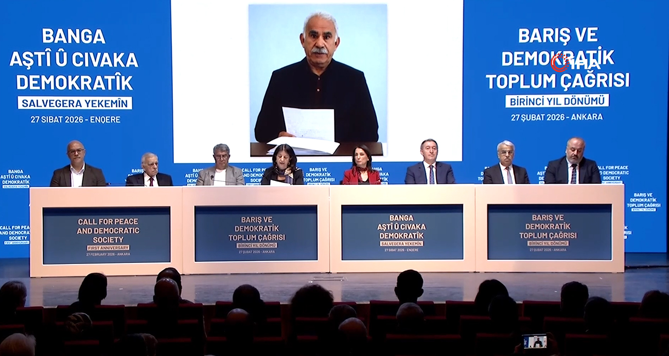 DEM PARTİ, ÖCALAN’IN MESAJINI PAYLAŞTI 