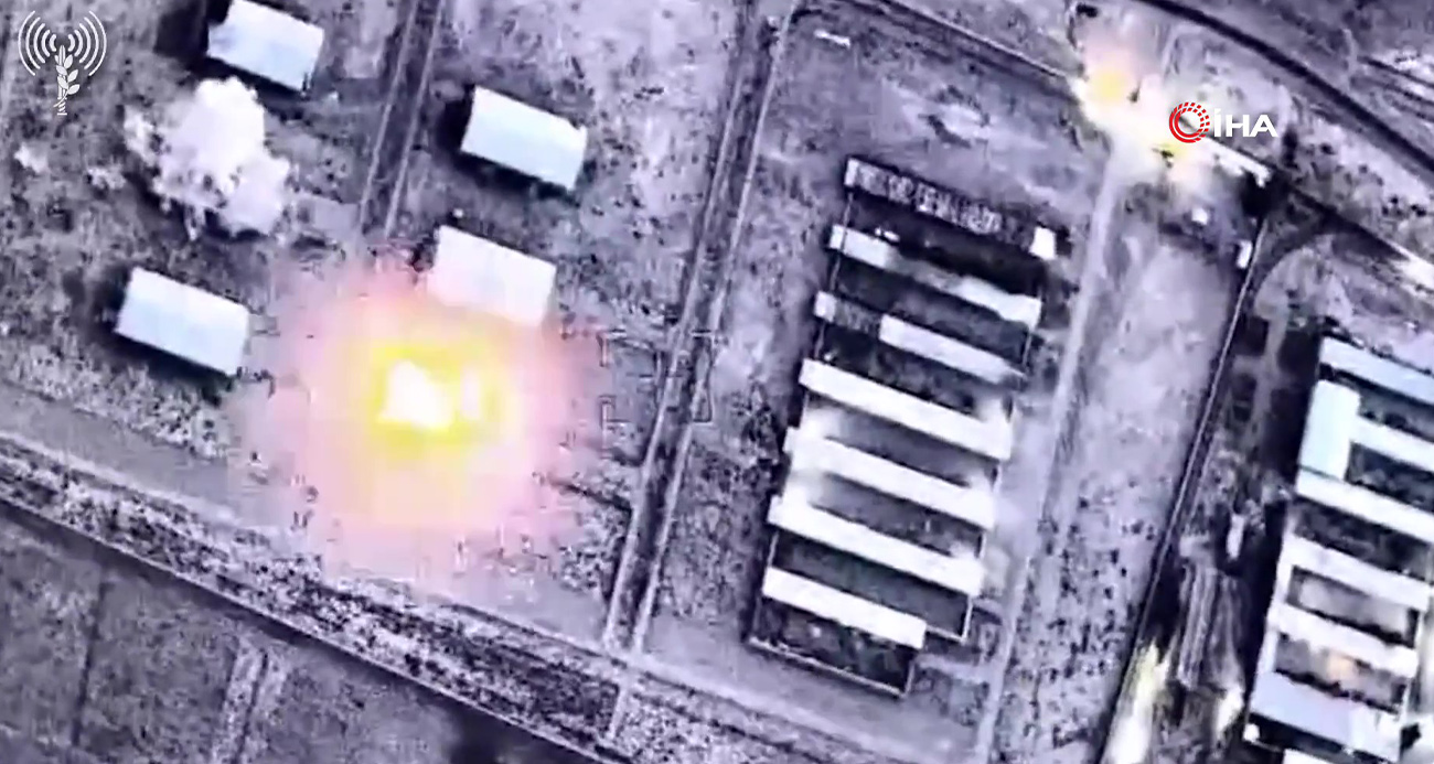 İSRAİL, İRAN’A DÜZENLEDİĞİ SALDIRILARA AİT YENİ GÖRÜNTÜLER PAYLAŞTI 