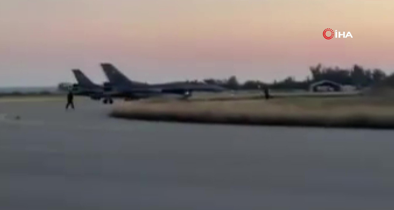 YUNAN F-16’LARI GKRY’YE KONUŞLANDI 