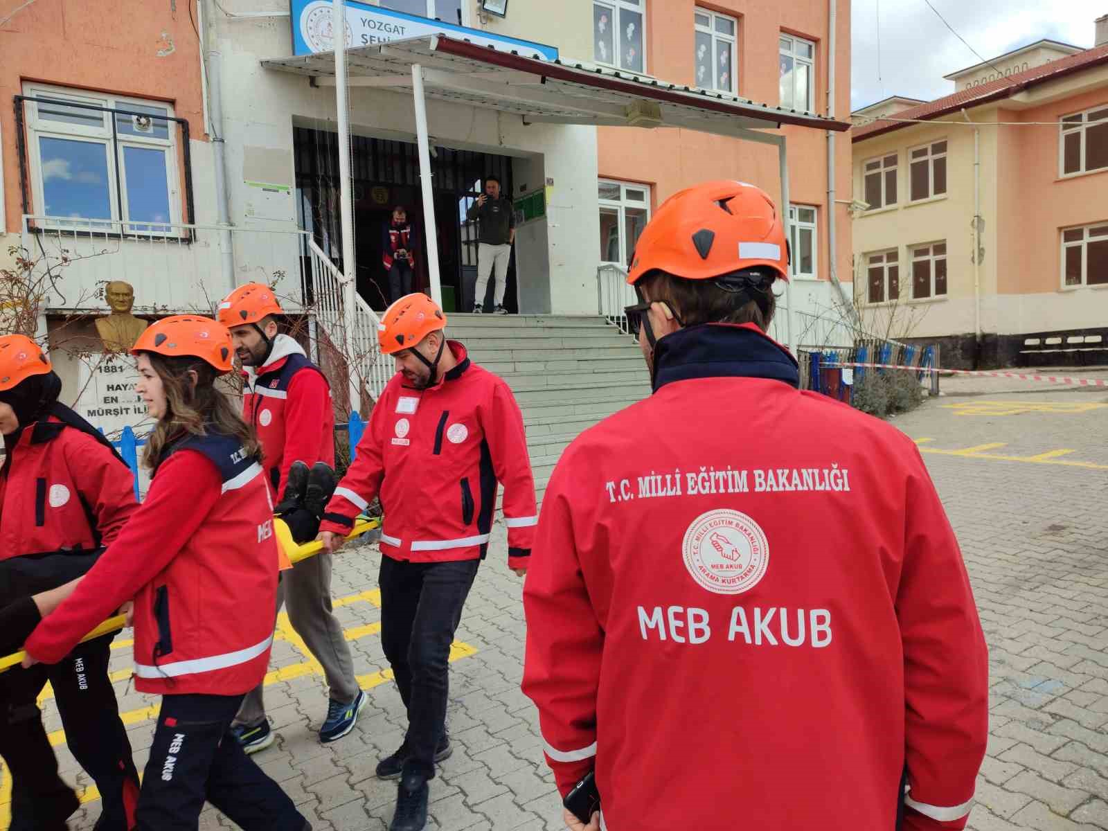 YOZGAT’TA 441 KİŞİNİN KATILDIĞI TATBİKAT DÜZENLENDİ 