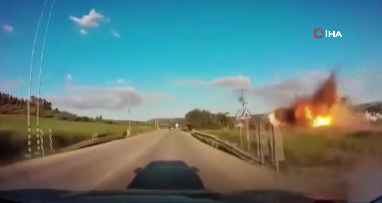 HİZBULLAH'IN İSRAİL'E AİT UYDU İLETİŞİM MERKEZİNE YÖNELİK SALDIRISININ GÖRÜNTÜLERİ ORTAYA ÇIKTI 