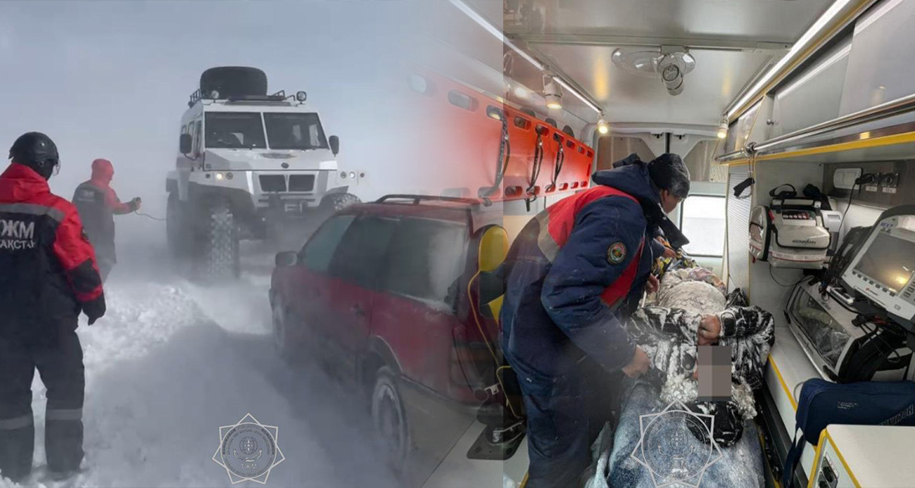 KAZAKİSTAN'DA KAR FIRTINASI: 1 KİŞİ ÖLDÜ, 407 KİŞİ TAHLİYE EDİLDİ 