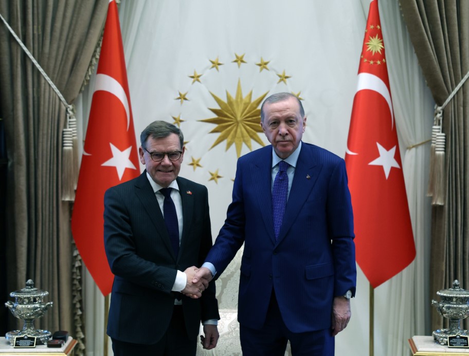 CUMHURBAŞKANI ERDOĞAN, ALMANYA DIŞİŞLERİ BAKANI JOHANN WADEPHUL’U KABUL ETTİ 