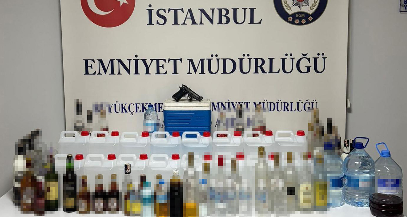 BÜYÜKÇEKMECE’DE SAHTE ALKOL ZEHİRLEDİ 
