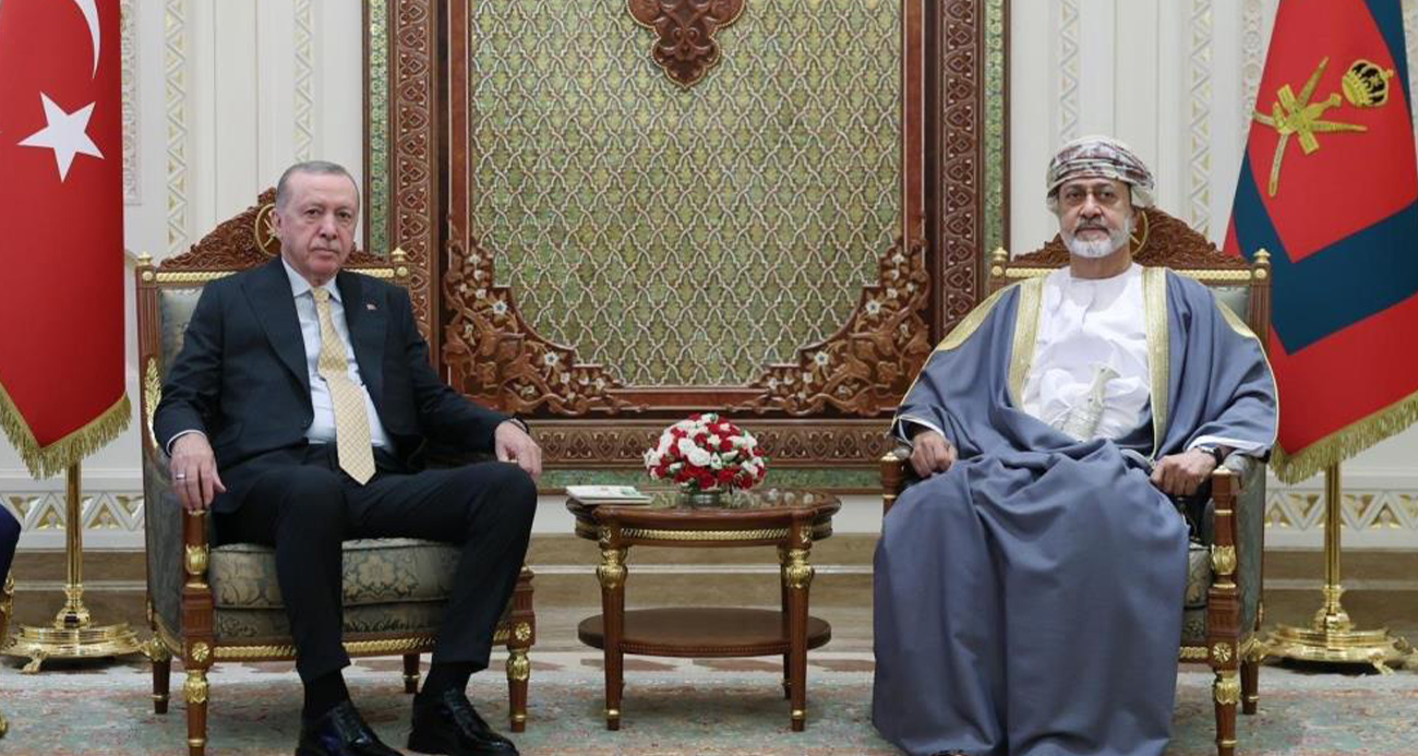 CUMHURBAŞKANI ERDOĞAN, UMMAN SULTANI BİN TARIK İLE TELEFONDA GÖRÜŞTÜ 