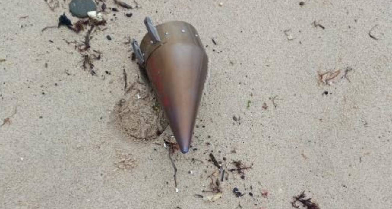 ÇATALCA’DA KIYIYA VURAN FÜZE BAŞLIĞI İMHA EDİLDİ 