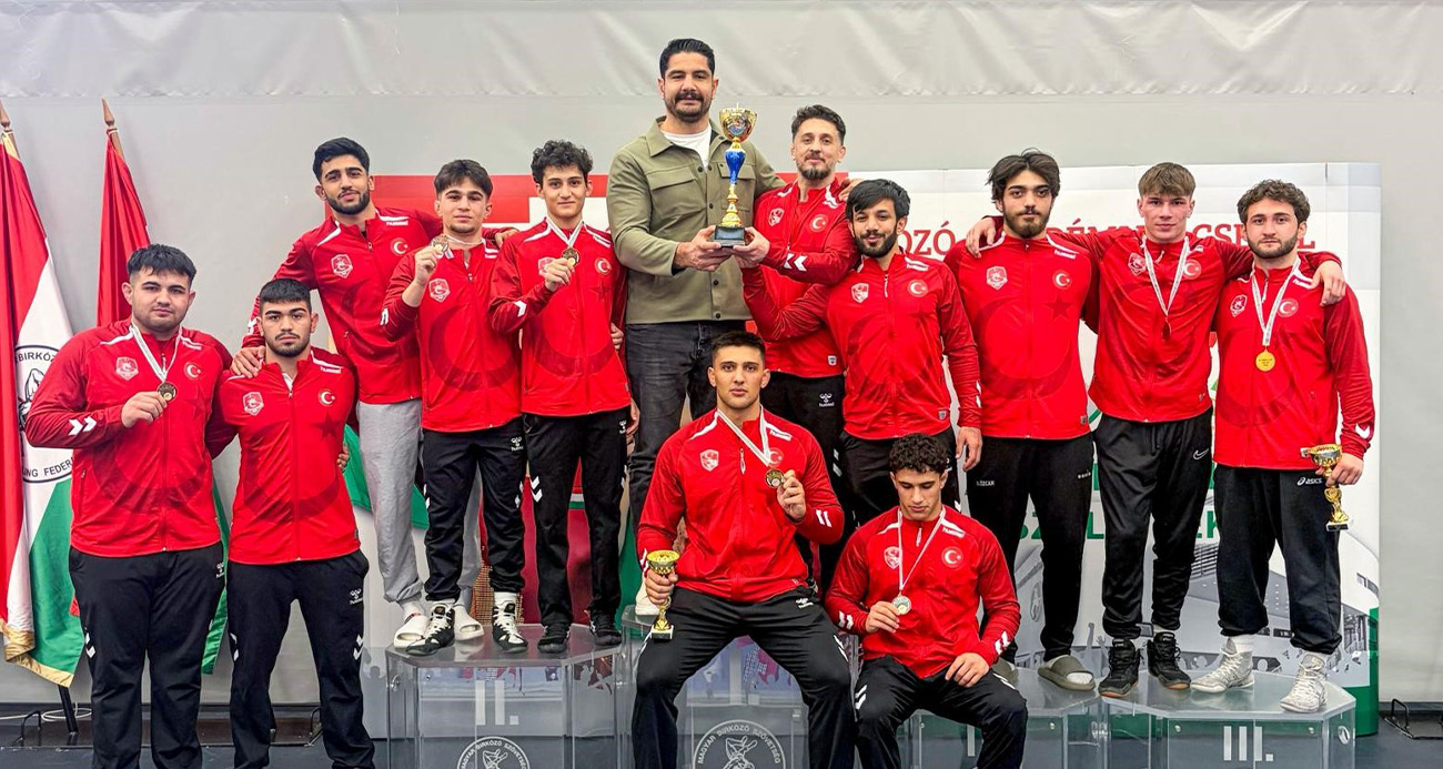 U20 GREKOROMEN GÜREŞ MİLLİ TAKIMI ŞAMPİYON OLDU