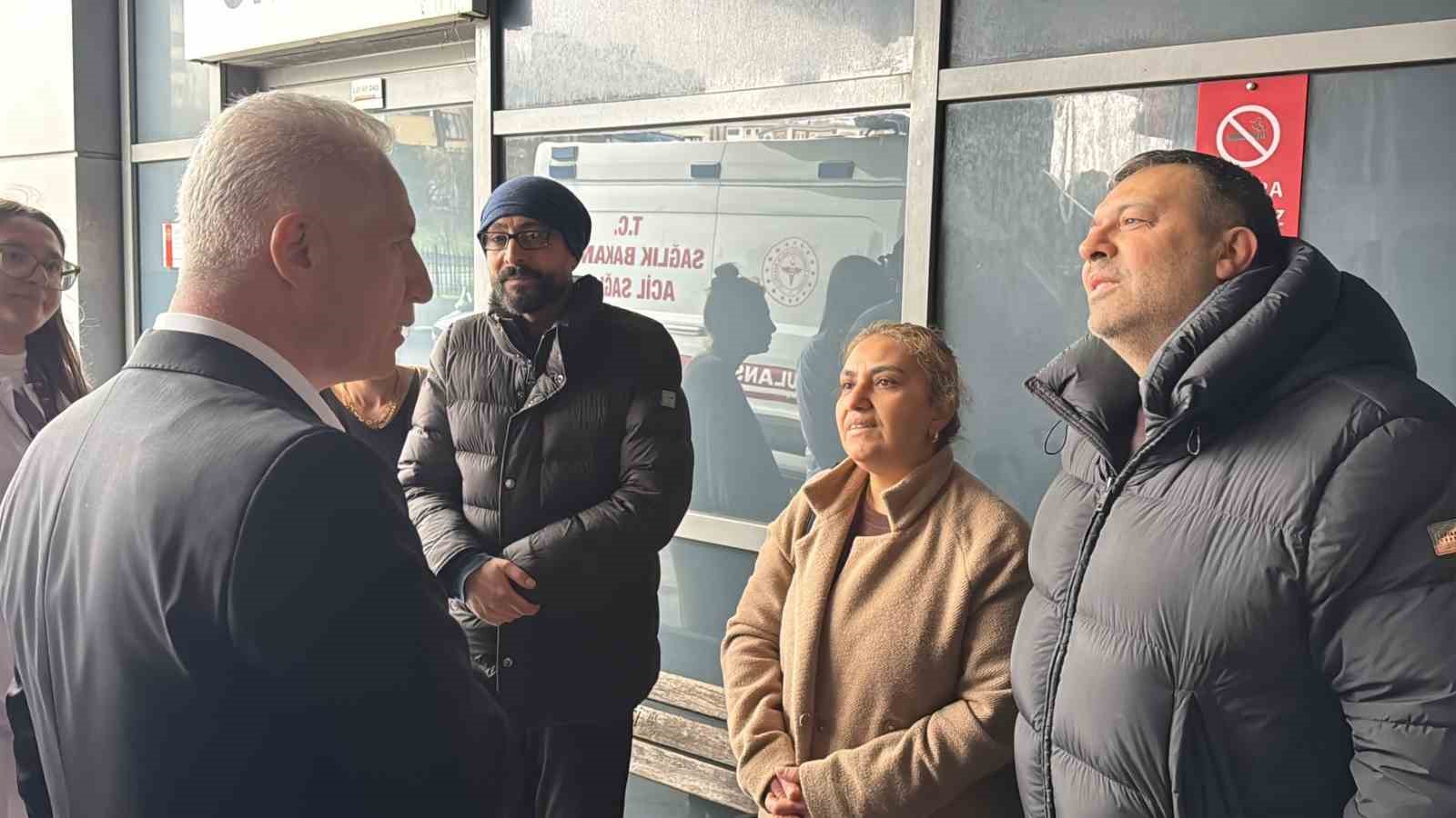 VALİ GÜL VE İL EMNİYET MÜDÜRÜ YILDIZ’DAN ENKAZDAN KURTARILAN YARALILARA HASTANE ZİYARETİ