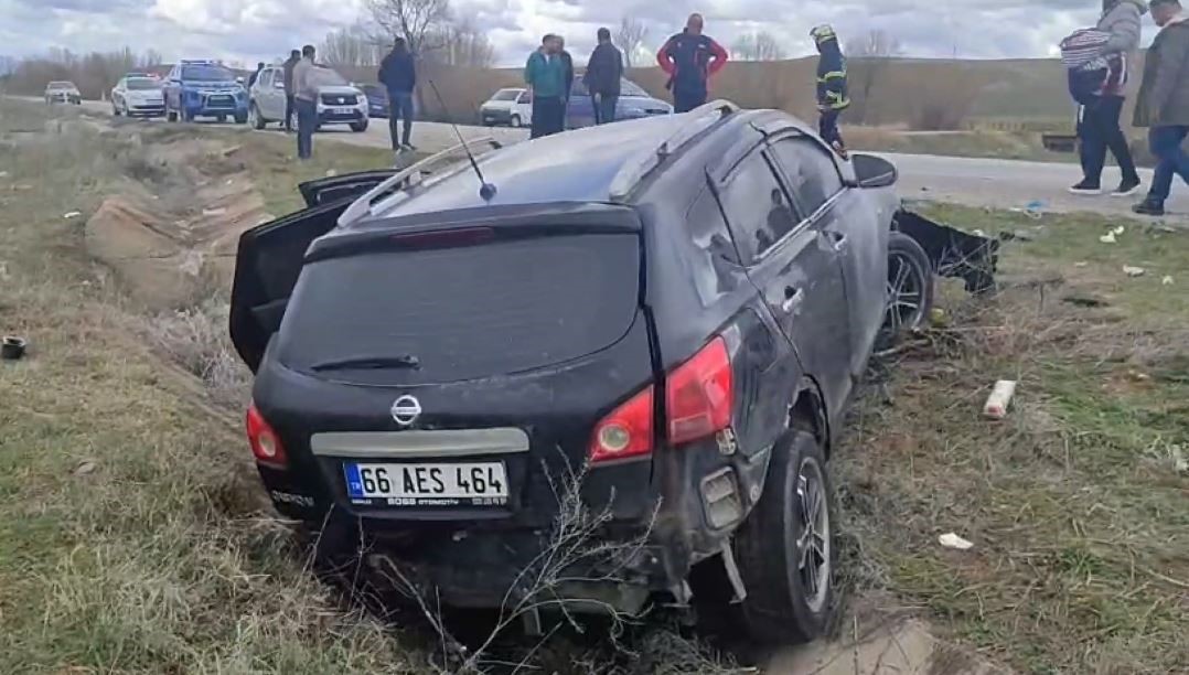 YOZGAT’TA TRAFİK KAZASI: 3 YARALI 